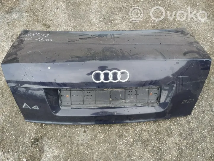 Audi A4 S4 B6 8E 8H Galinis dangtis (bagažinės) melynas