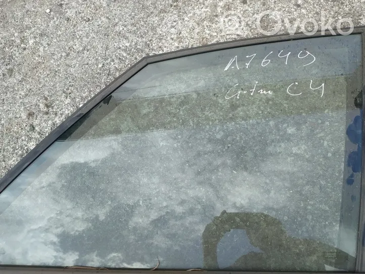 Citroen C4 I Picasso Front door window glass four-door 