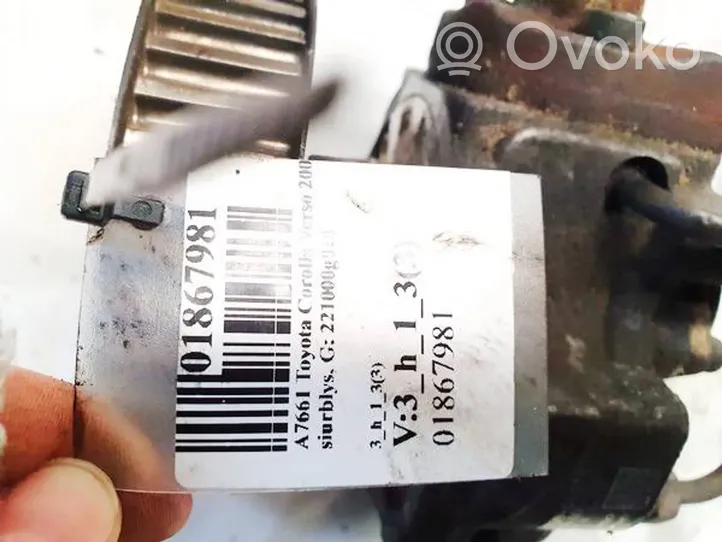 Toyota Corolla Verso AR10 Pompe d'injection de carburant à haute pression 221000g010