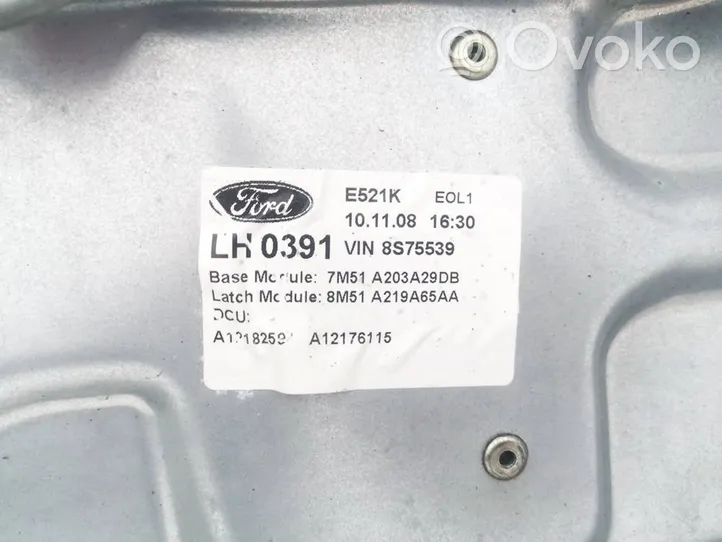 Ford Focus Elektryczny podnośnik szyby drzwi bocznych / przesuwnych 7m51a203a29db