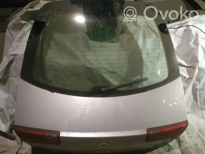 Citroen C5 Tylna klapa bagażnika pilkas