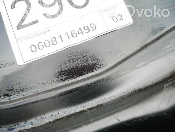 Volkswagen PASSAT B6 Sliding door window regulator with motor 980861107