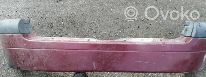 Renault Scenic I Rear bumper raudonas