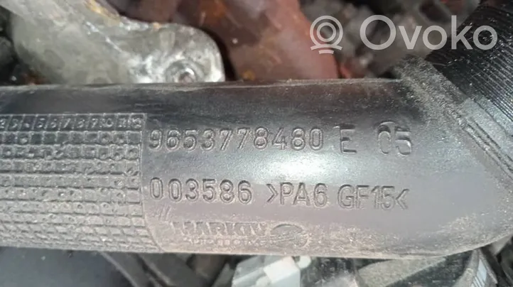 Peugeot 5008 Interkūlera šļūtene (-es) / caurule (-es) 9653778480