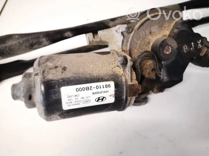 Hyundai Santa Fe Moteur d'essuie-glace 981102b000