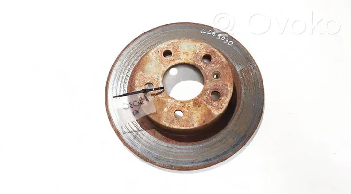 Opel Astra H Rear brake disc neventiliuojamas