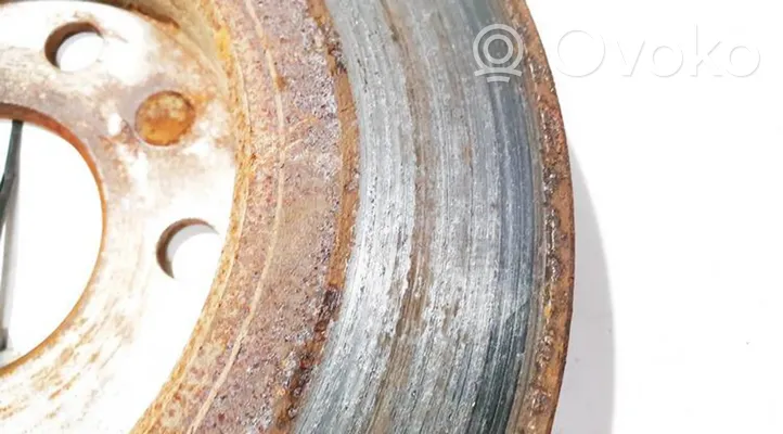 Opel Astra H Rear brake disc neventiliuojamas