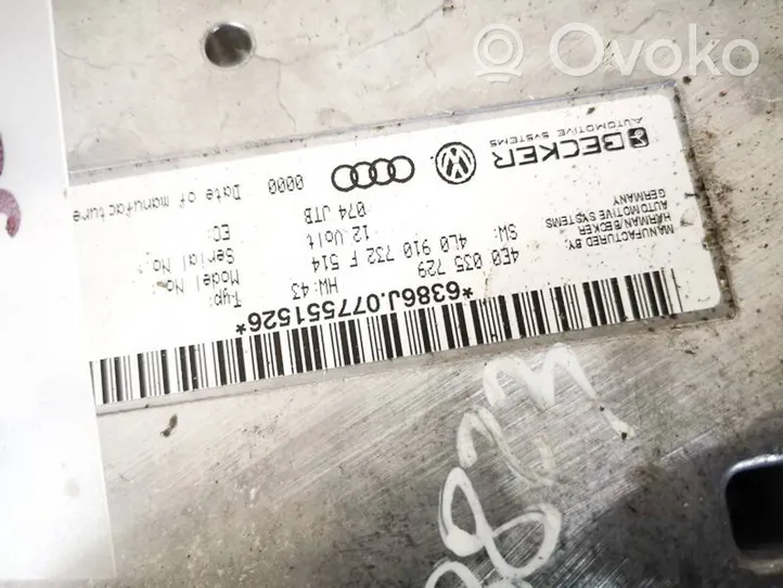 Audi Q7 4L Muut ohjainlaitteet/moduulit 4l0910732f