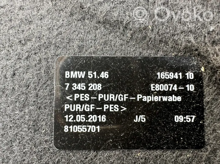 BMW 4 F36 Gran coupe Grilles/couvercle de haut-parleur arrière 7337286