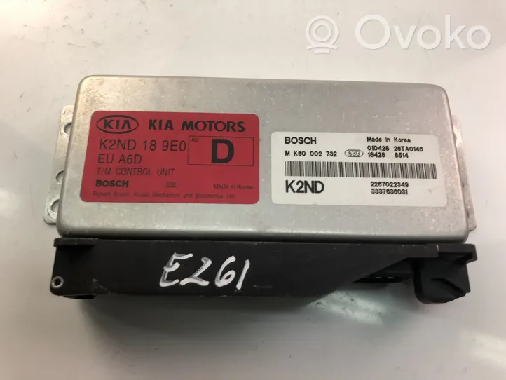 KIA Sephia Unité de commande, module ECU de moteur K2ND189E0