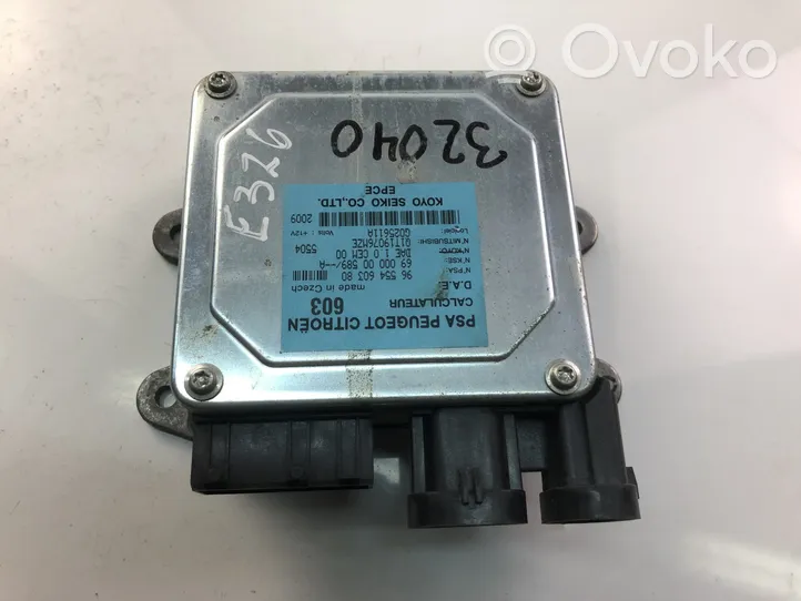 Peugeot 1007 Unité de commande, module ECU de moteur 9655460380