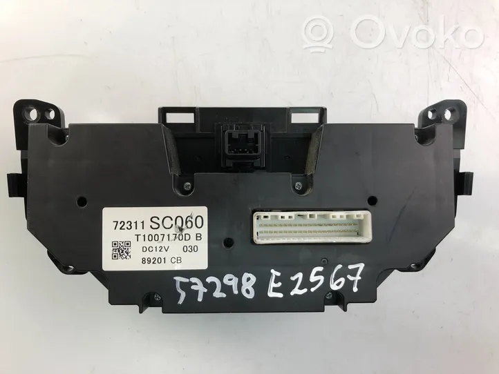 Subaru Forester SH Interruttore ventola abitacolo 72311SC060