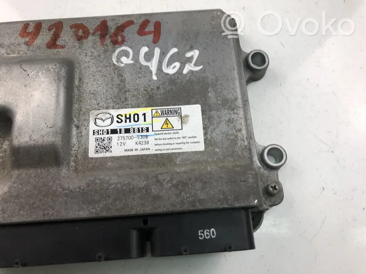 Mazda CX-5 Unité de commande, module ECU de moteur SH0118881S