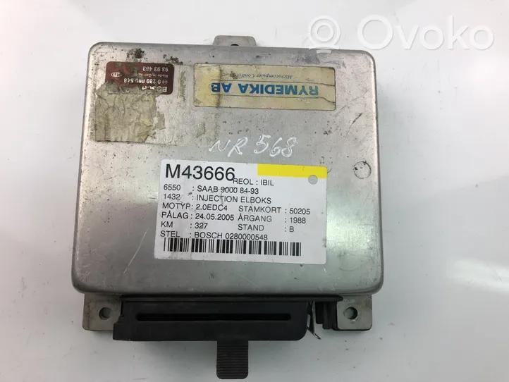 Saab 9000 CC Komputer / Sterownik ECU silnika 9393463