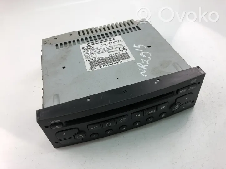 Peugeot 307 Unità principale autoradio/CD/DVD/GPS 96488011XT