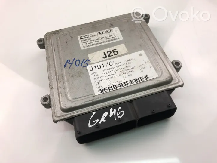 Hyundai Sonata Unité de commande, module ECU de moteur 3911025070