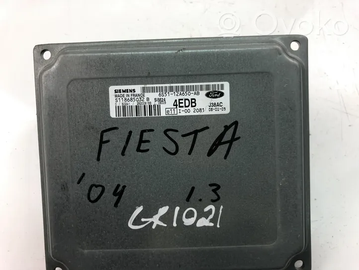 Ford Ka Komputer / Sterownik ECU silnika 6S5112A650AB