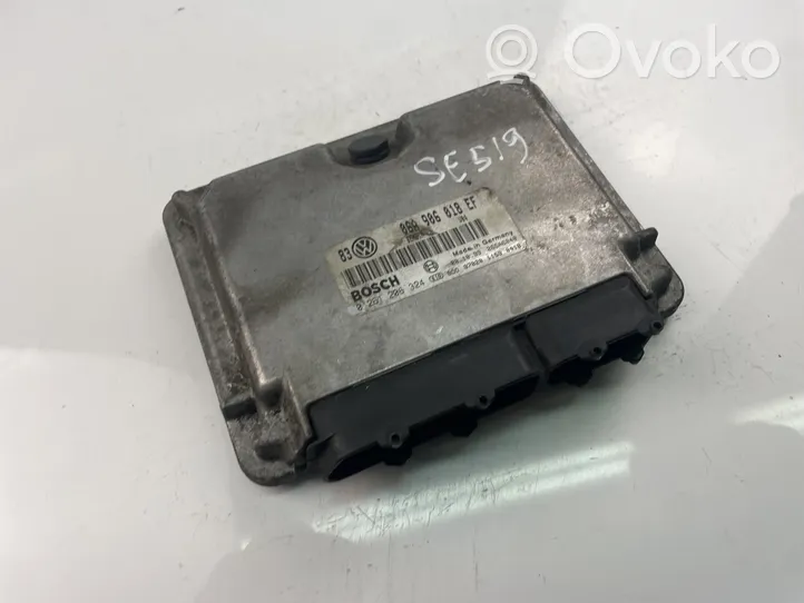 Volkswagen Bora Unité de commande, module ECU de moteur 06A906018EF