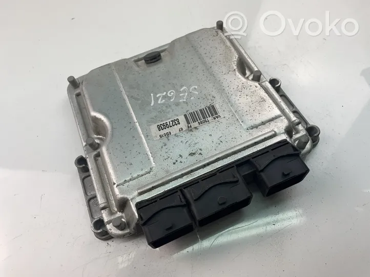 Peugeot 307 Unité de commande, module ECU de moteur 9652183780