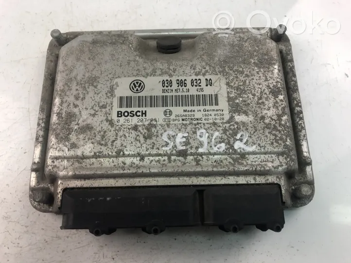 Volkswagen Lupo Unité de commande, module ECU de moteur 030906032DQ