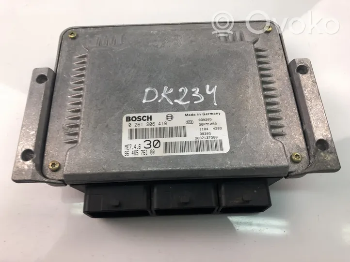 Citroen C5 Unité de commande, module ECU de moteur 9646576180