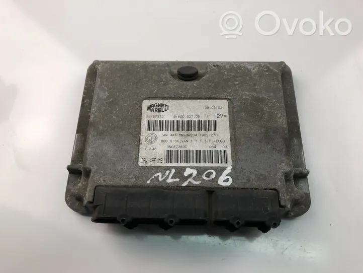 Fiat Seicento/600 Komputer / Sterownik ECU silnika 55187372