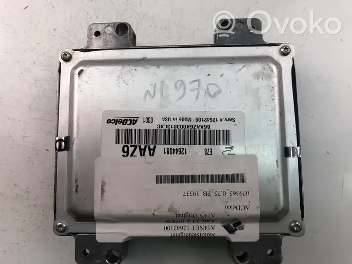 Chevrolet Cruze Komputer / Sterownik ECU silnika 12644081