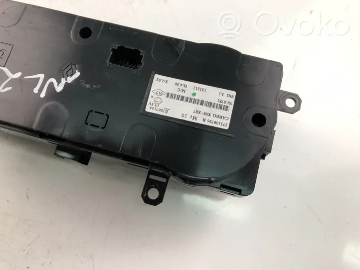 Renault Captur Przełącznik / Włącznik nawiewu dmuchawy 275108796R