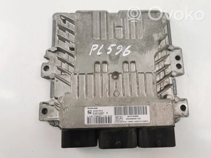 Peugeot 508 Unité de commande, module ECU de moteur 9676760880