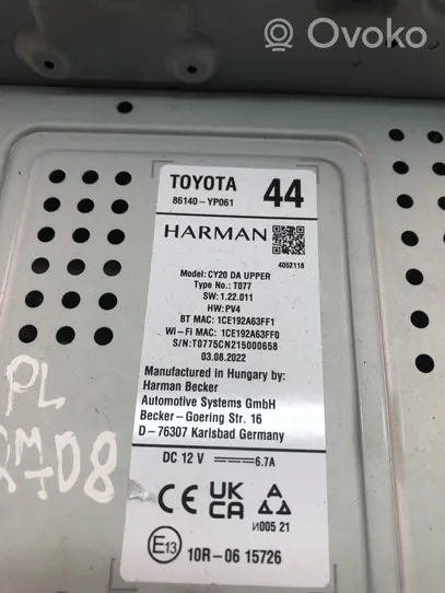 Toyota Yaris XP210 Monitori/näyttö/pieni näyttö 86140YP061