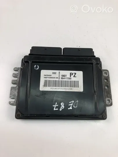 Chevrolet Matiz Komputer / Sterownik ECU silnika 96417290