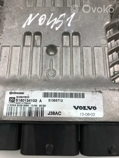 Volvo V40 Centralina/modulo motore ECU 31355712