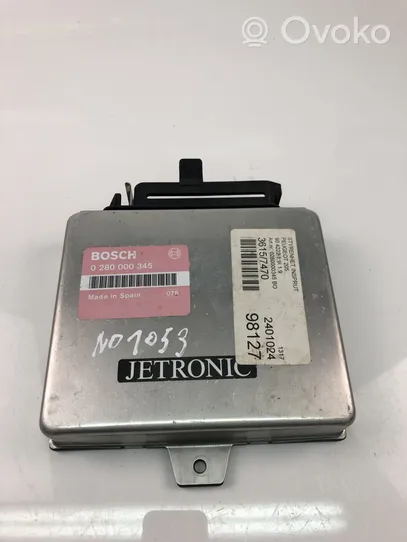 Peugeot 205 Komputer / Sterownik ECU silnika 0280000345