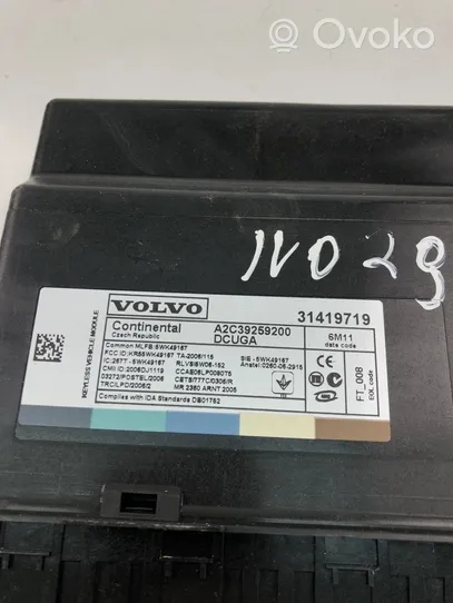 Volvo V70 Module de contrôle carrosserie centrale 31419719