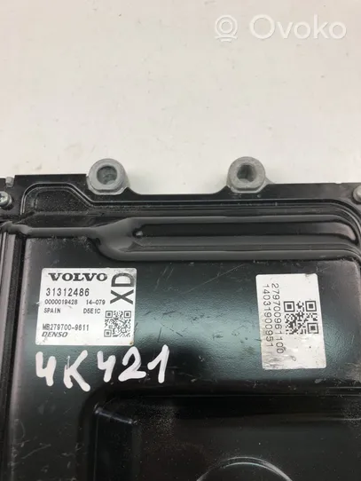 Volvo XC70 Komputer / Sterownik ECU silnika 31312486