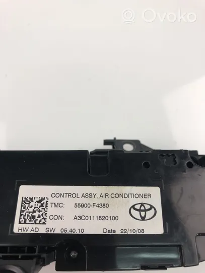 Toyota C-HR Interruttore ventola abitacolo 55900F4380