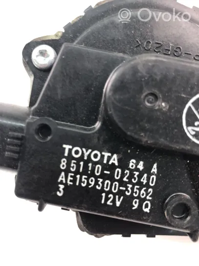 Toyota Auris E180 Moteur d'essuie-glace 8511002340