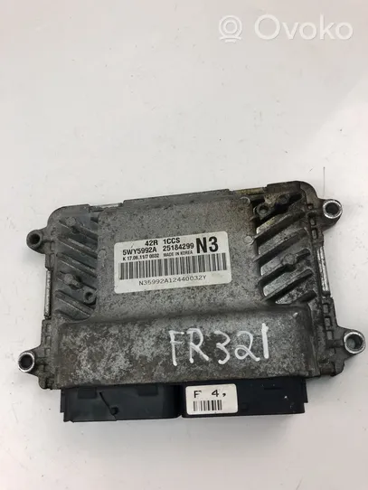 Chevrolet Aveo Komputer / Sterownik ECU silnika 25184299