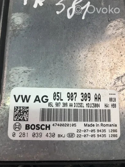 Volkswagen Golf VIII Unité de commande, module ECU de moteur 05L907309AA
