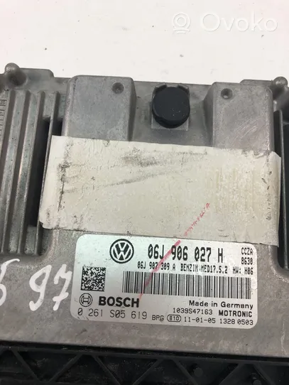 Volkswagen Eos Komputer / Sterownik ECU silnika 06J906027H