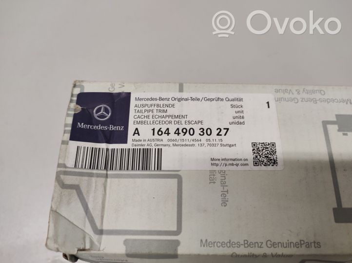 Mercedes-Benz ML W164 Silencieux arrière / tuyau d'échappement silencieux A1644903027