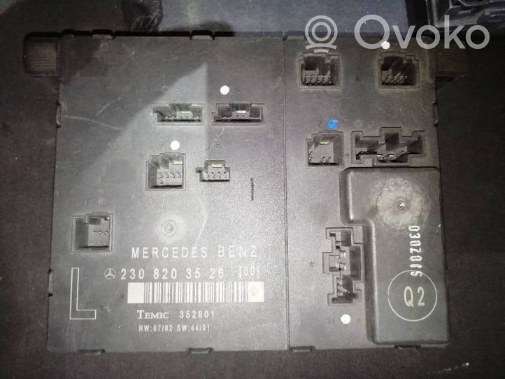 Mercedes-Benz SL R230 Centralina/modulo portiere A2308203526