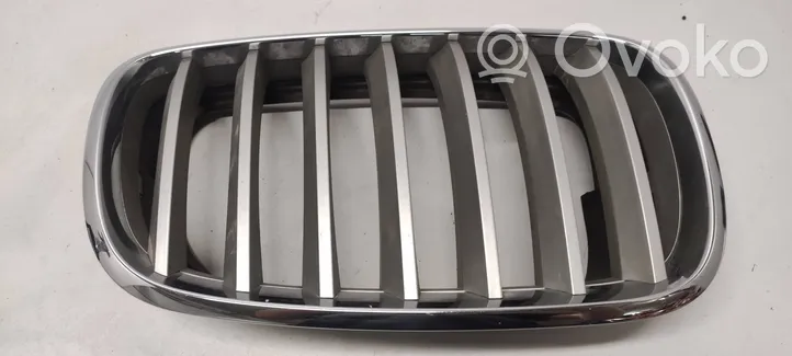 BMW X5 E70 Grille calandre supérieure de pare-chocs avant 51137171396