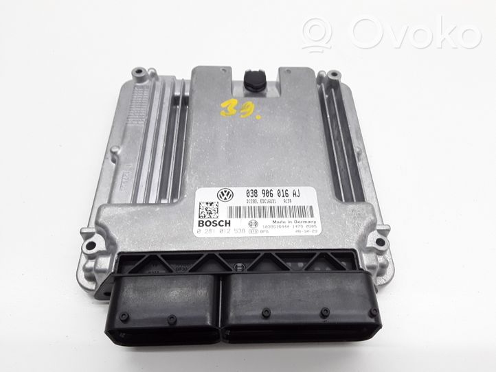 Volkswagen Transporter - Caravelle T5 Calculateur moteur ECU 038906016AJ