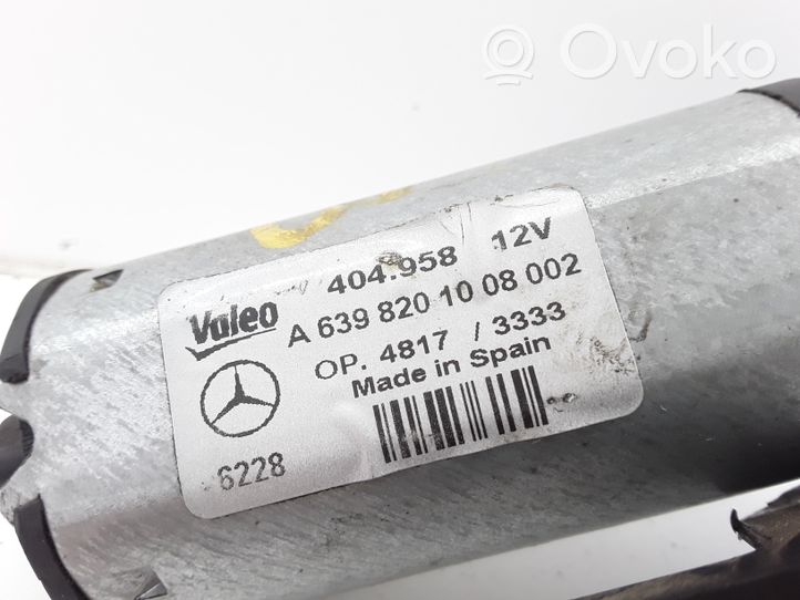 Mercedes-Benz Vito Viano W639 Moteur d'essuie-glace arrière A6398201008