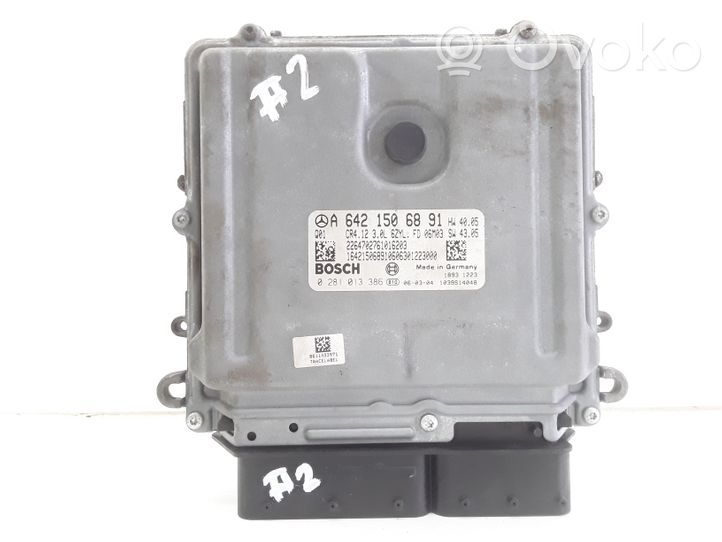 Mercedes-Benz R W251 Kit centralina motore ECU e serratura A6421506891