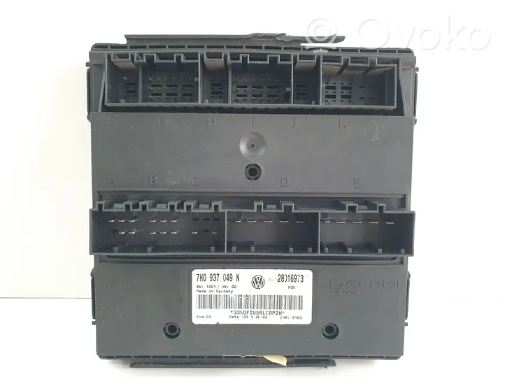 Volkswagen Transporter - Caravelle T5 Komputer / Sterownik ECU i komplet kluczy 038906016T