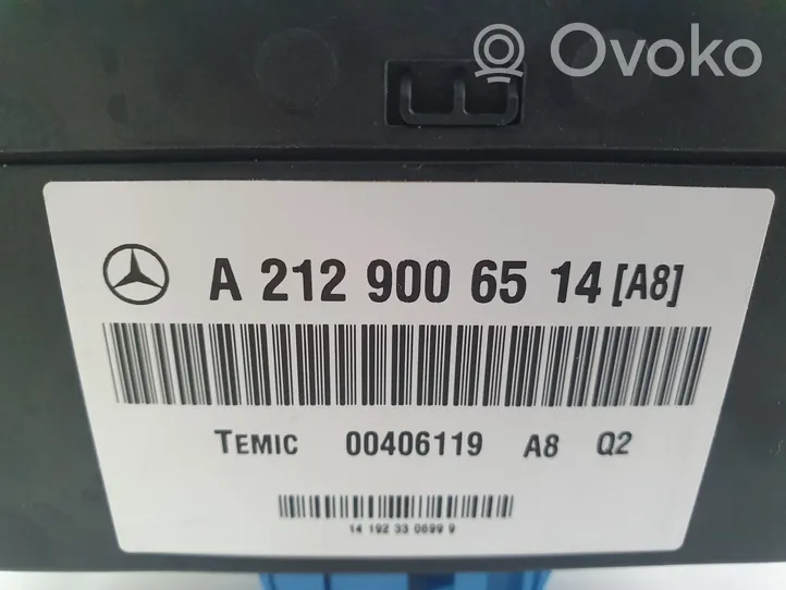 Mercedes-Benz E W212 Muut ohjainlaitteet/moduulit A2129006514