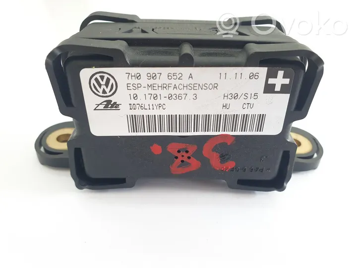 Volkswagen Transporter - Caravelle T5 ESP (elektroniskās stabilitātes programmas) sensors (paātrinājuma sensors) 7H0907652A