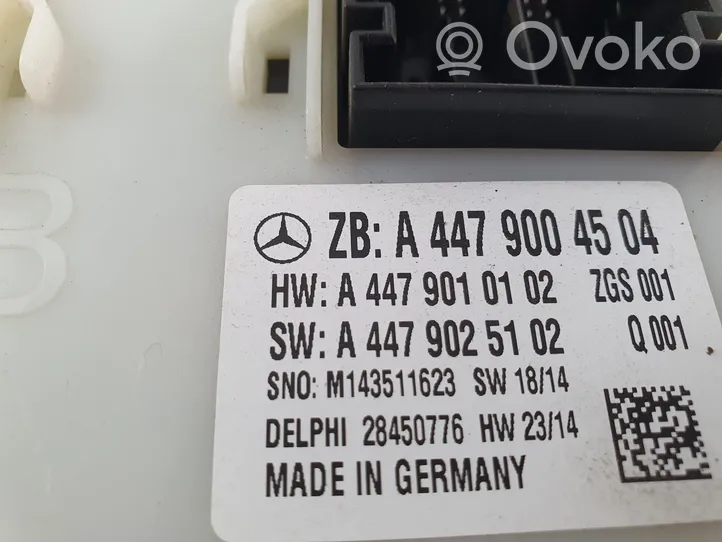 Mercedes-Benz Vito Viano W447 Engine ECU kit and lock set A6229000500